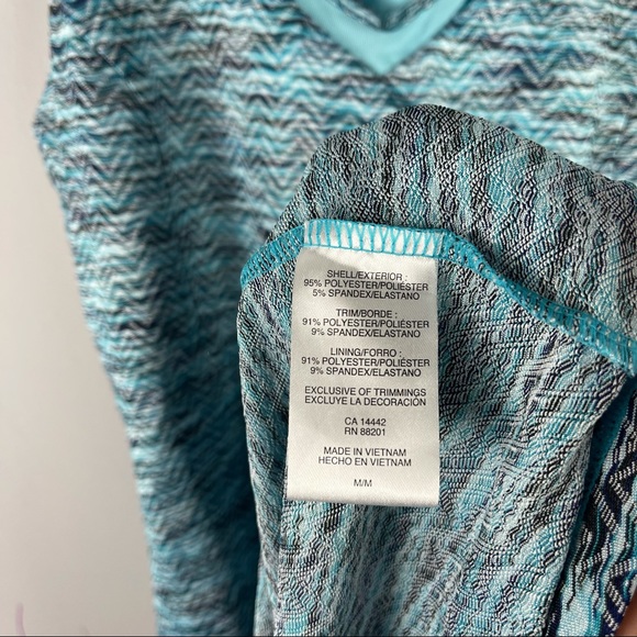 MPG Mondetta performance athletic tank dress teal - Picture 8 of 9